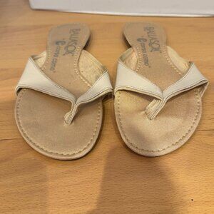 Corso Como Ballasox Sun Flip Flop - sz 8 - Ivory/Cream
